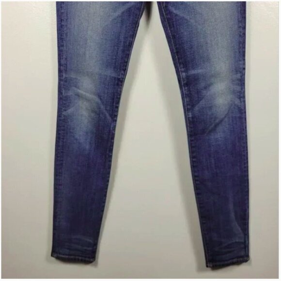 3x1 Women Blue Low Rise Skinny Denim Jeans Size 24 - Picture 3 of 10